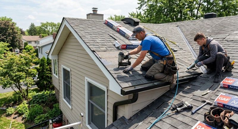 A Frame Roof Repair in Hawley, PA