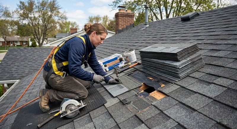 A Frame Roof Repair in Hawley, PA