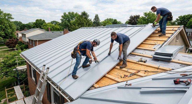 Aluminum Roof Installation in Clifford, PA