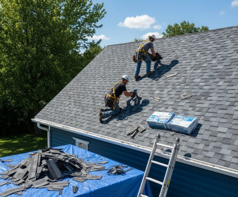 Asphalt Roof Replacement in Taylor, PA