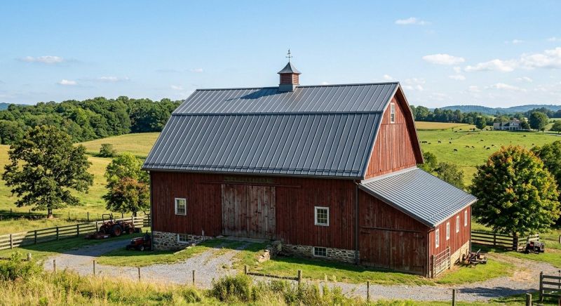 Barn Roof Replacement in Damascus, PA