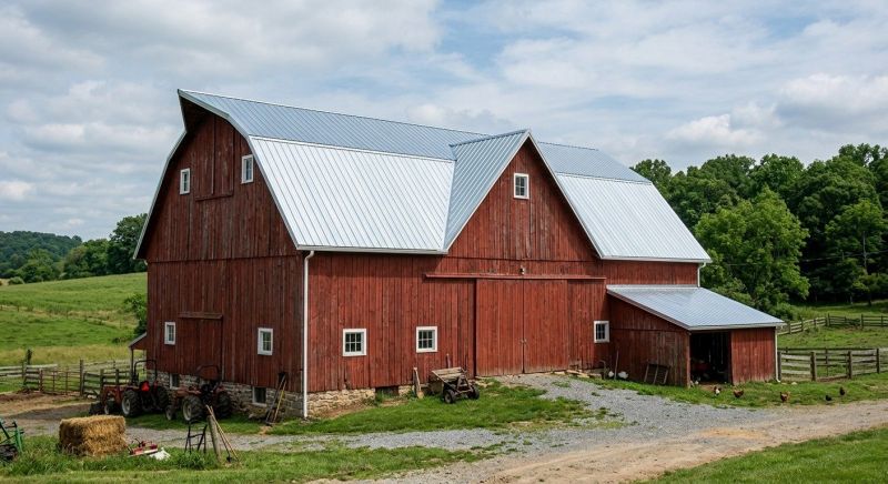 Barn Roof Replacement in Wayne County, PA