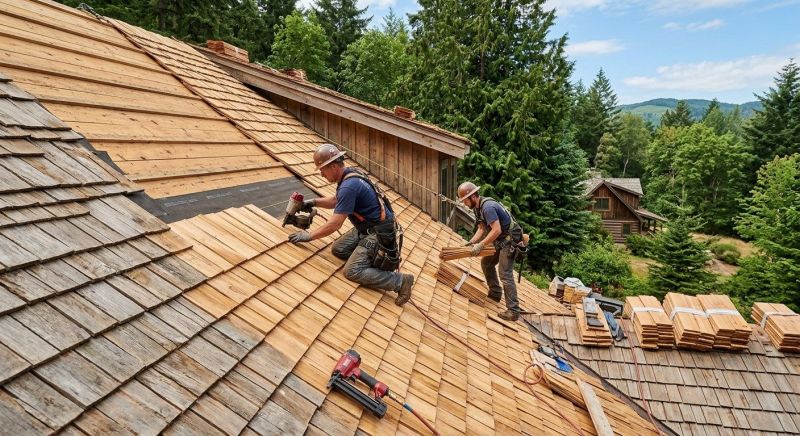 Cedar Roof Construction in Hawley, PA