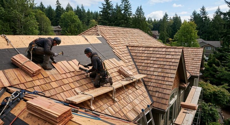 Cedar Roof Installation in Lakeville, PA