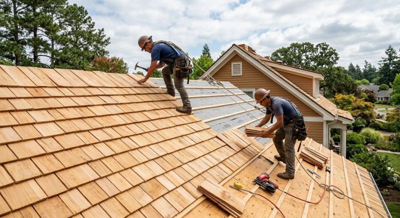 Cedar Roof Installation in Milford, PA