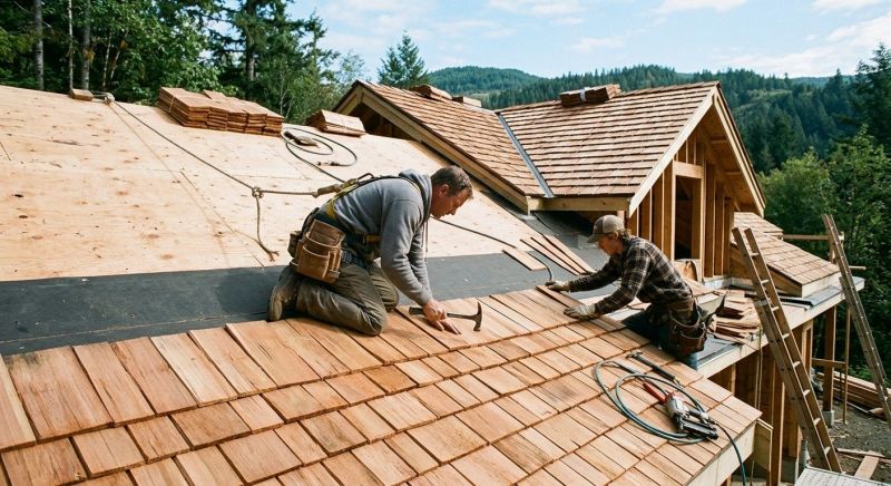 Cedar Roof Installation in Moscow, PA