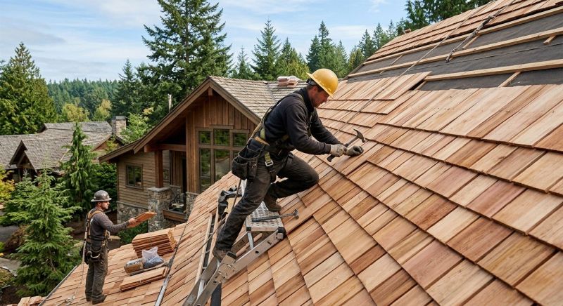 Cedar Roof Installation in Tobyhanna, PA