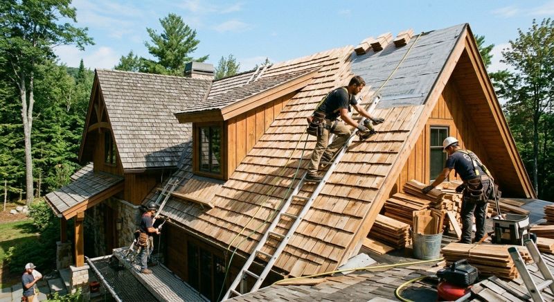 Cedar Roof Replacement in Newfoundland, PA
