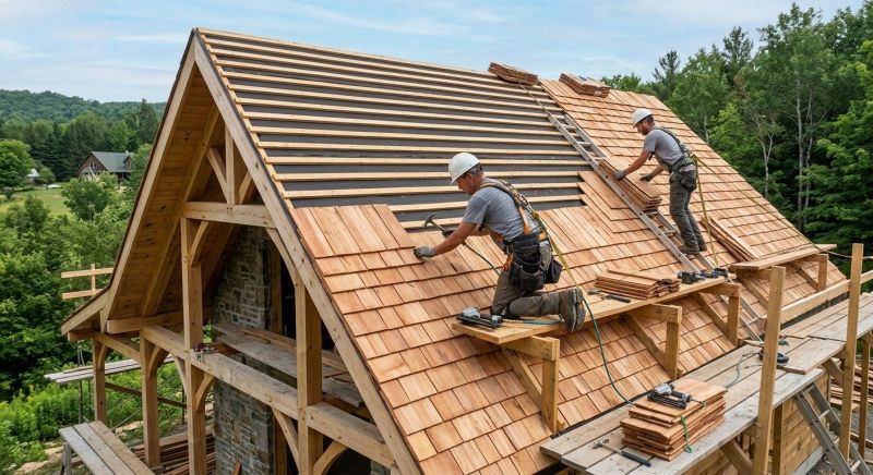 Cedar Shake Roof Construction in Dingmans Ferry, PA