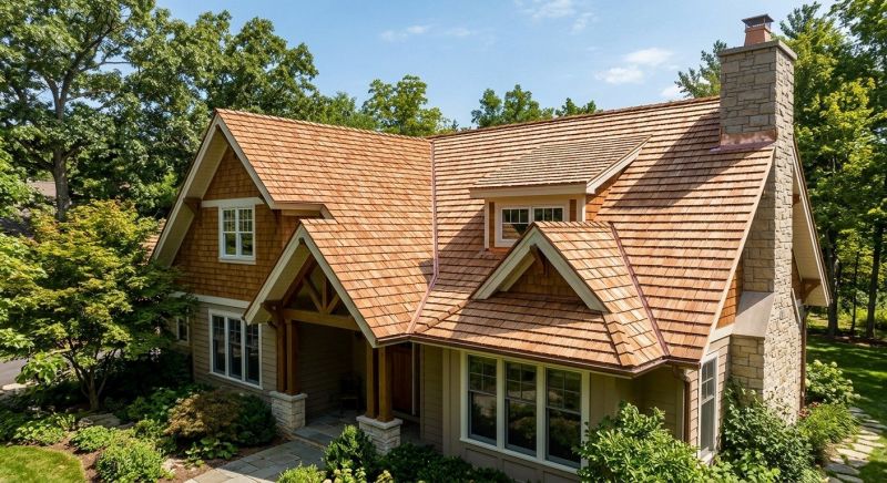 Cedar Shake Roof Construction in Equinunk, PA