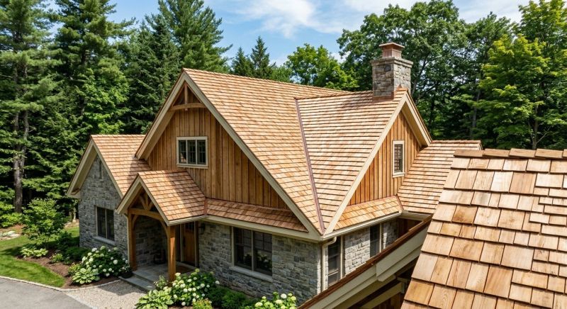 Cedar Shake Roof Construction in Equinunk, PA