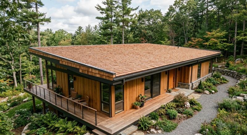 Cedar Shake Roof Construction in Honesdale, PA