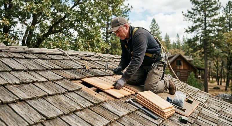Cedar Shake Roof Repair in Eldred, NY