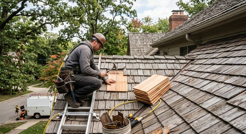 Cedar Shake Roof Repair in Forest City, PA