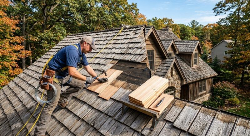 Cedar Shingles Repair in Clifford, PA