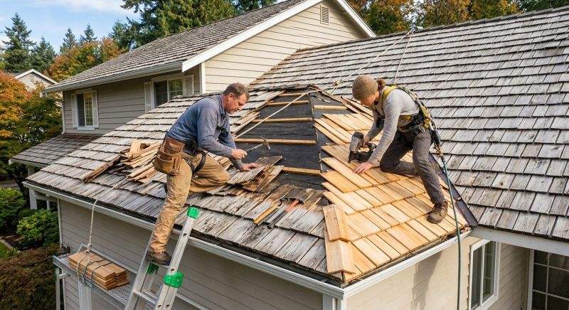 Cedar Shingles Repair in Wayne County, PA