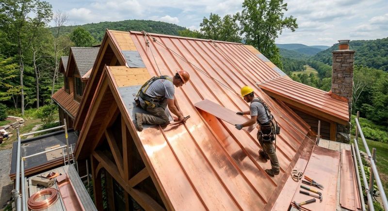 Copper Roof Installation in Hawley, PA