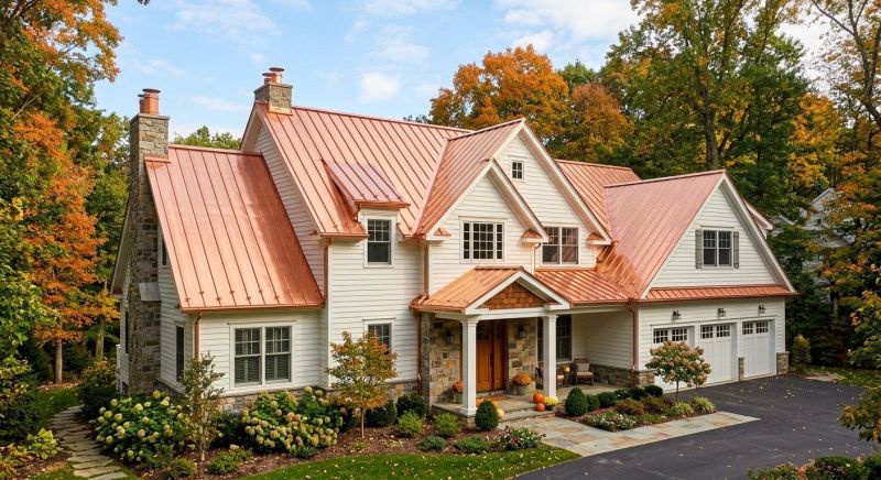 Copper Roof Replacement in Hawley, PA