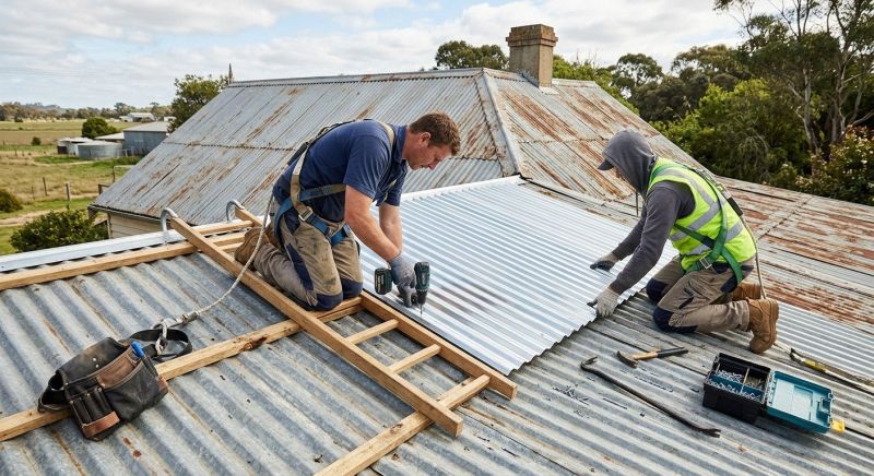 Corrugated Roof Repair in Newfoundland, PA