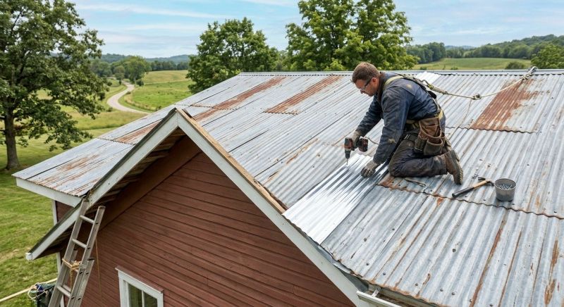 Corrugated Roof Repair in Pleasant Mount, PA