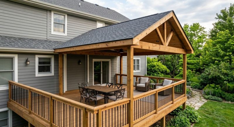 Deck Roof Construction in Hawley, PA