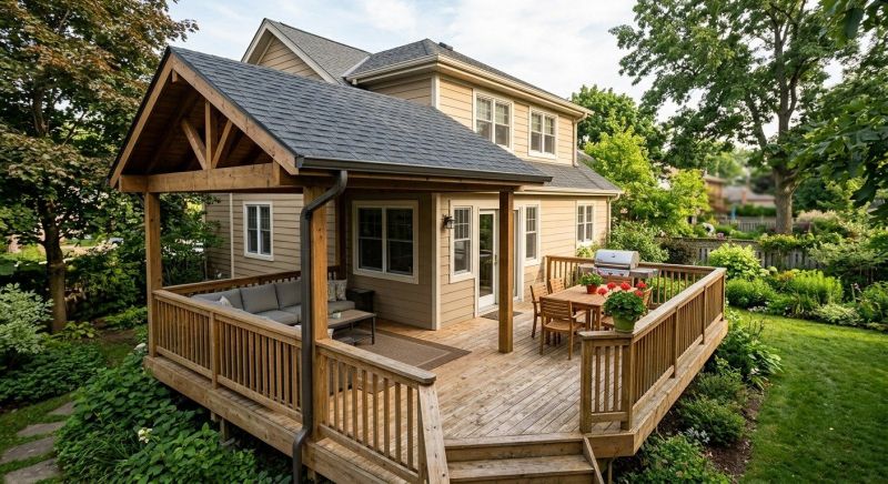Deck Roof Construction in Hawley, PA