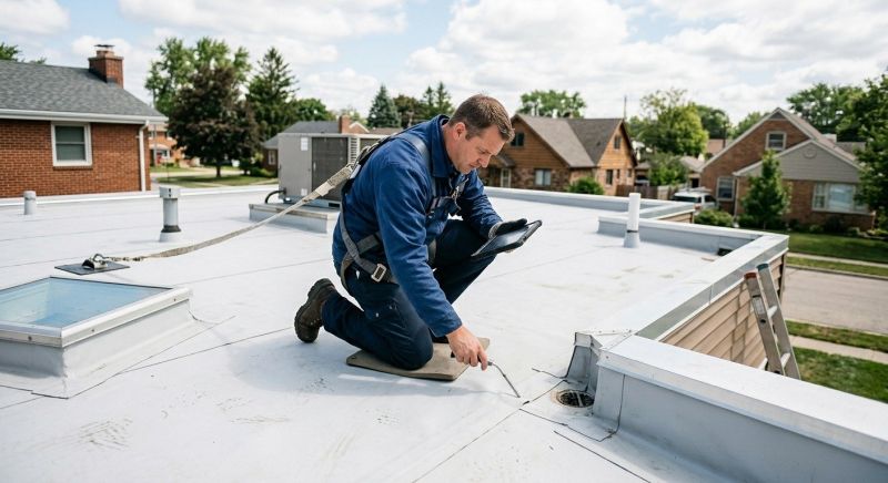 Epdm Roof Inspection in Hawley, PA