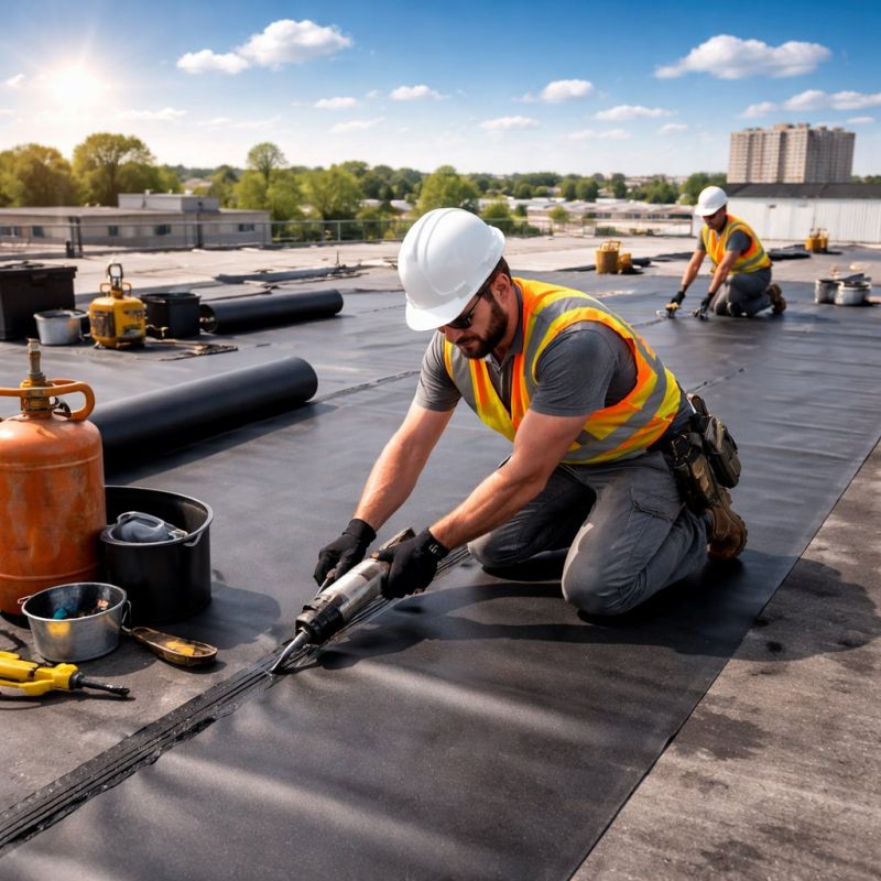 Epdm Roof Installation in Taylor, PA