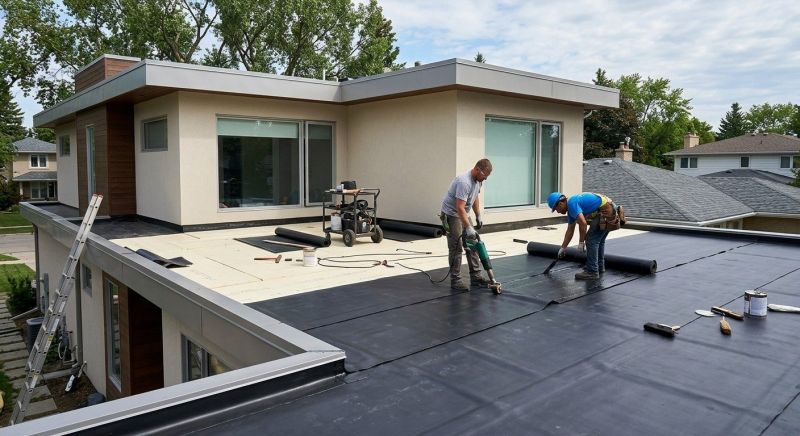 Flat Roof Installation in Bushkill, PA