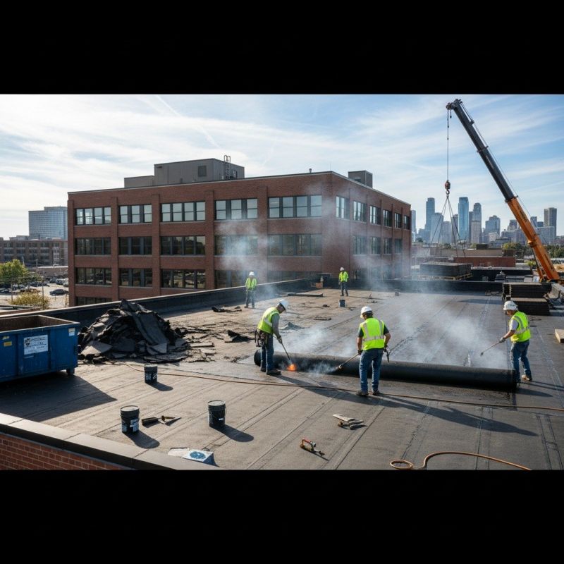 Flat Roof Replacement in Newfoundland, PA