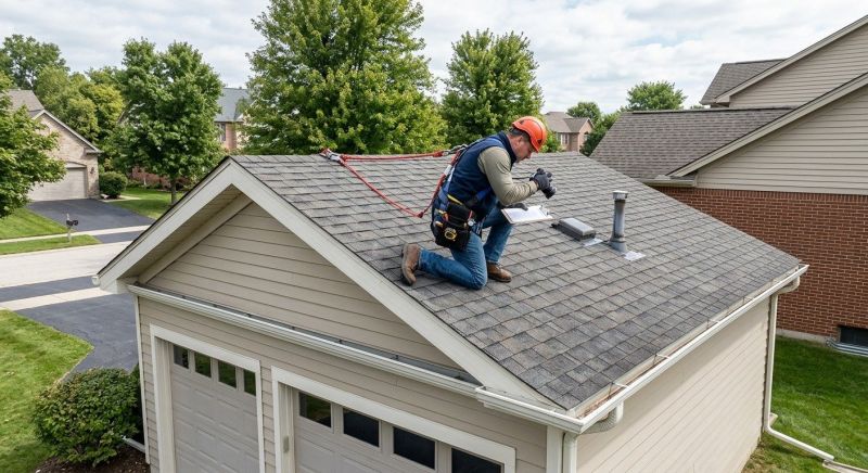 Garage Roof Inspection in Hawley, PA