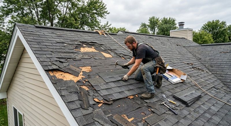 Hail Damage Roof Repair in Lakeville, PA