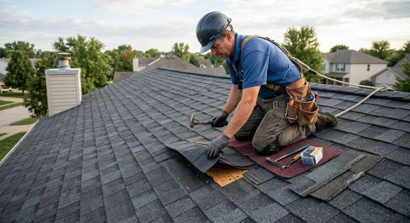 Hip Roof Shingle Replacement in Hawley, PA
