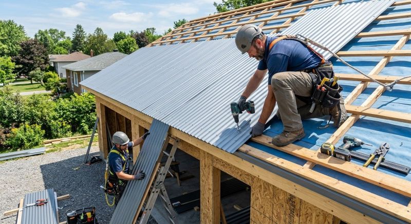 Metal Roof Installation in Peckville, PA