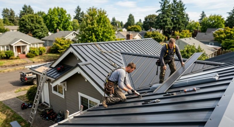 Metal Roof Repair in Lakeville, PA