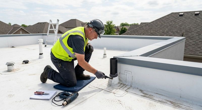 Pvc Roof Inspection in Hawley, PA