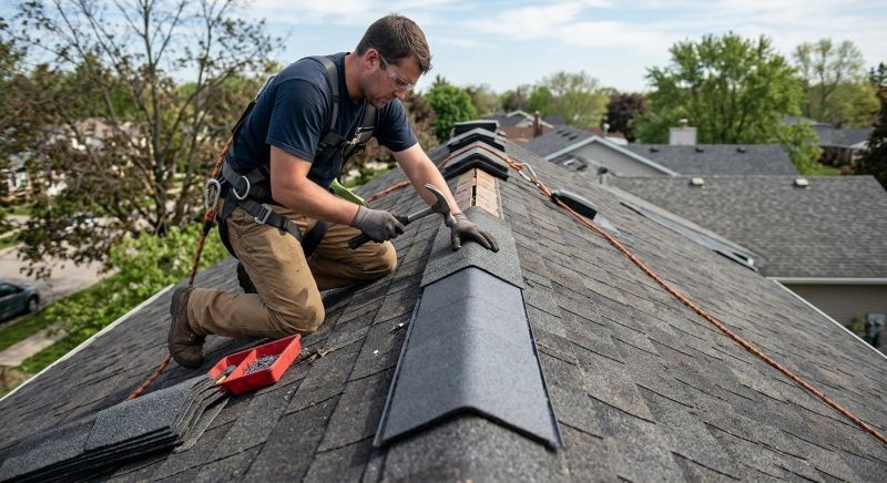 Ridge Cap Repair in Hawley, PA