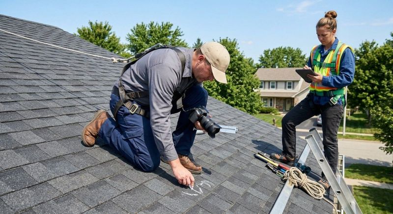 Roof Damage Inspection in Newfoundland, PA