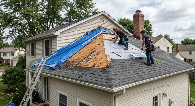 Roof Damage Repair in Pleasant Mount, PA