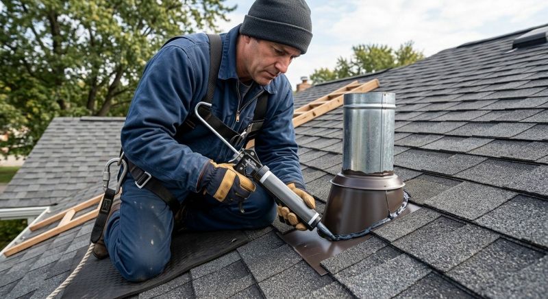 Roof Vent Flashing Repair in Hawley, PA