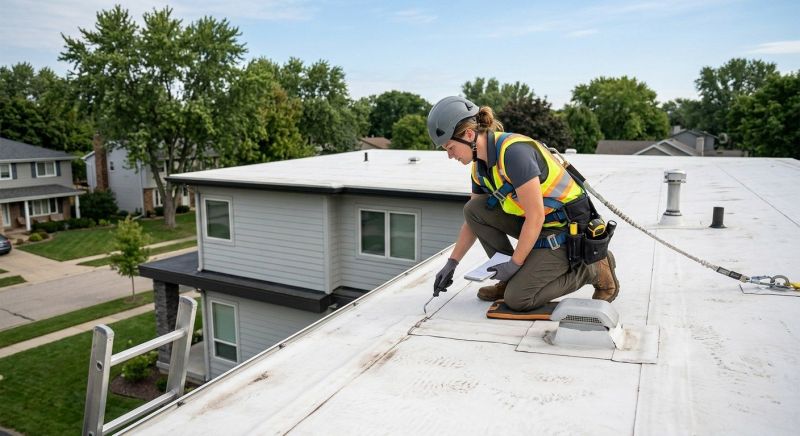 Single Ply Roof Inspection in Hawley, PA