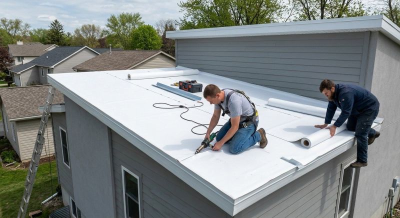 Single Ply Roof Installation in Lake Ariel, PA