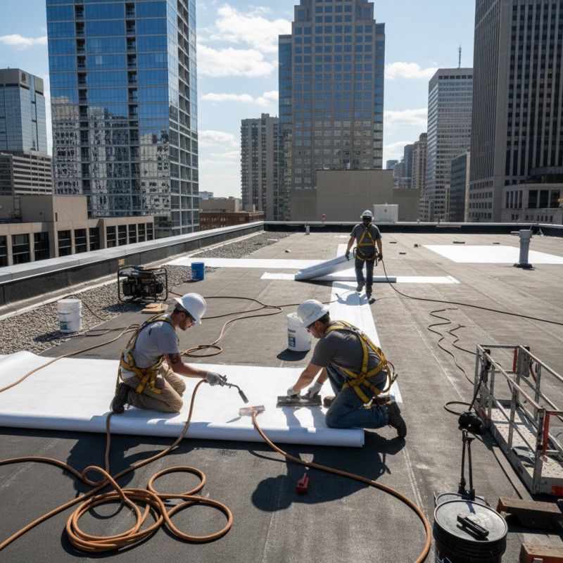 Single Ply Roof Repair in Eldred, NY
