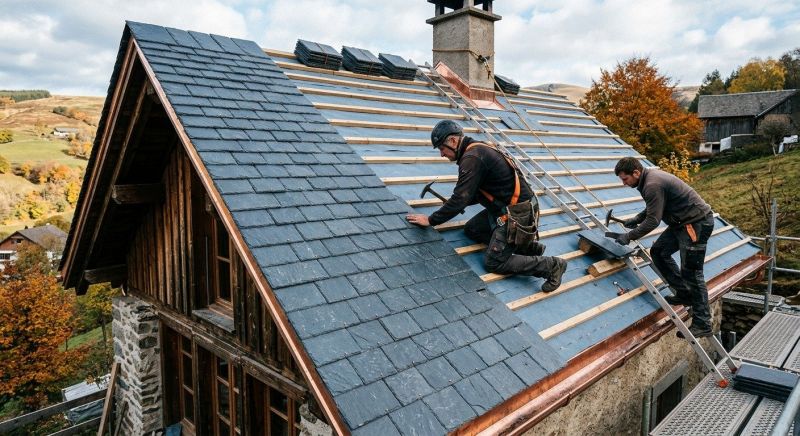 Slate Roof Construction in Cresco, PA