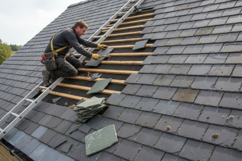 Slate Roof Leak Repair in Hawley, PA