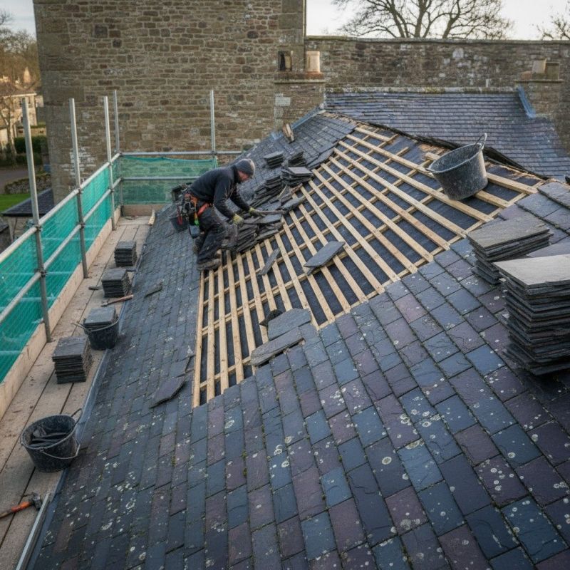 Slate Roof Replacement in Eldred, NY