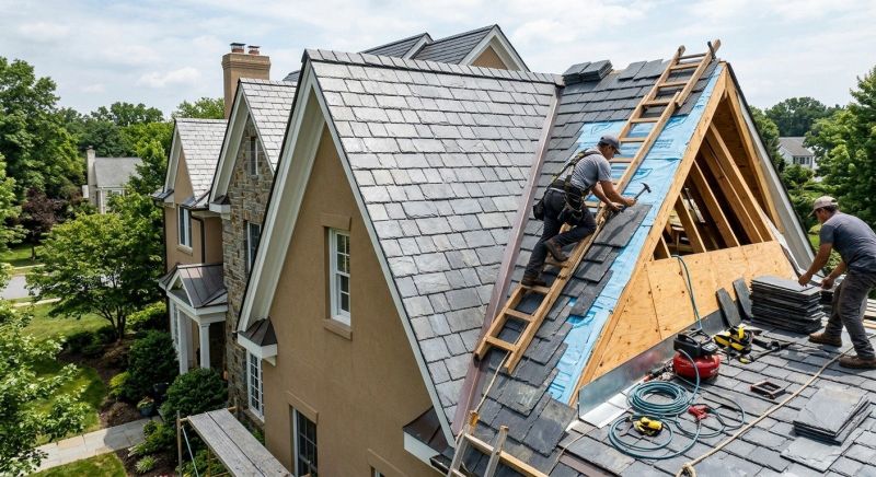 Slate Shingles Repair in Forest City, PA