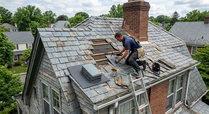 Slate Shingles Repair in Pleasant Mount, PA
