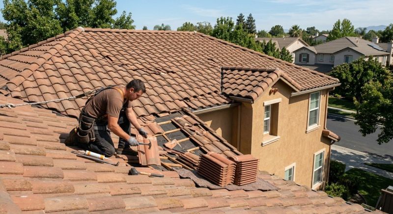 Spanish Tile Roof Repair in Hawley, PA