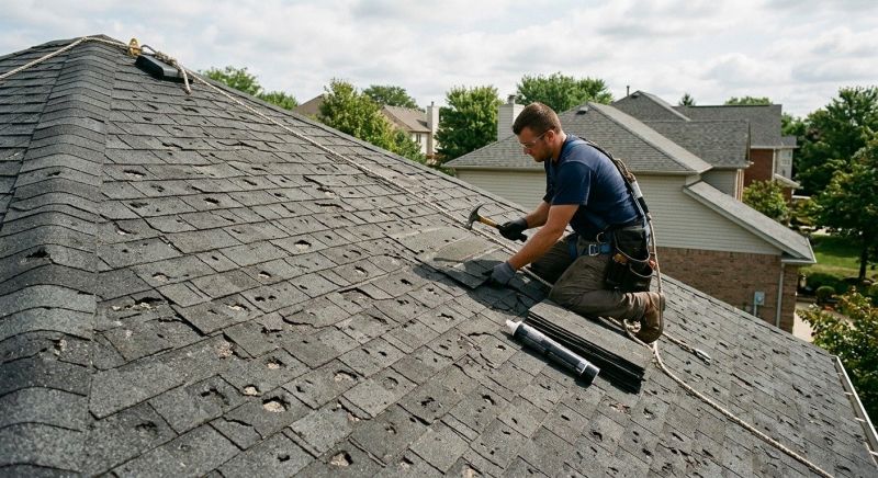 Storm Damage Roof Repair in Taylor, PA